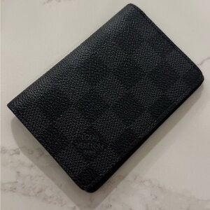 Louis Vuitton Dark Checkered Card Holder